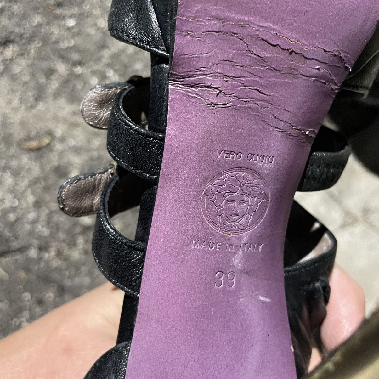Versace Versace Leather Vintage Medusa Luxury Y2K Heels Ankle Boots Size US 9 / IT 39 - 10 Thumbnail