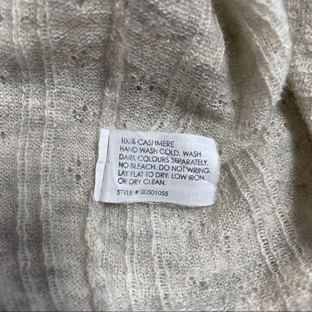 Club Monaco CLUB MONACO Cashmere Pullover Short Sleeves HEATHER GREY Si Size XS / US 0-2 / IT 36-38 - 6 Thumbnail