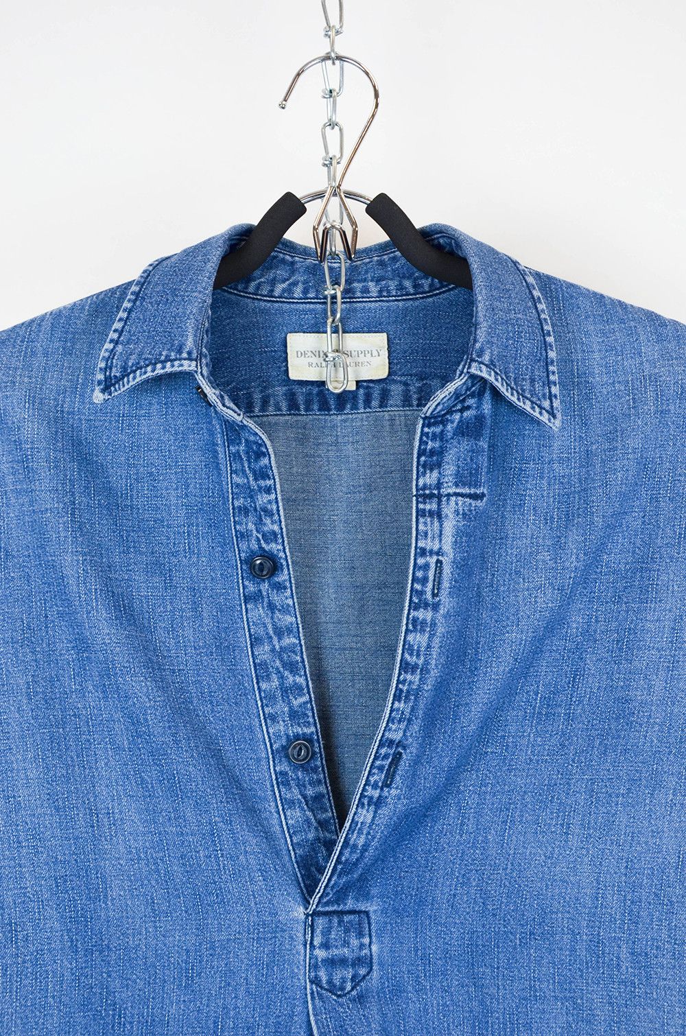 Denim & Supply Ralph Lauren Denim & Supply Ralph Lauren Chambray Tunic Shirt – Size S Size S / US 4 / IT 40 - 4 Thumbnail
