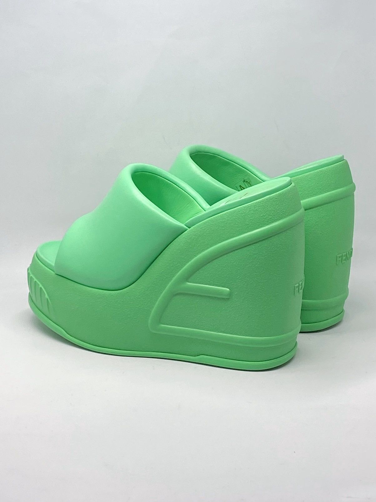 Fendi Fendi Leather Wedge Sandals size 38 Size US 8 / IT 38 - 8 Thumbnail