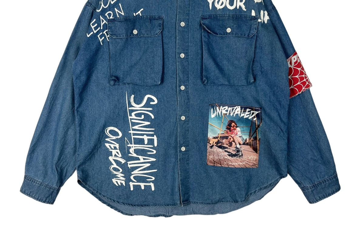 Hysteric Glamour Oversized Bikestar Exploited Underground Button Up Size US XXL / EU 58 / 5 - 4 Thumbnail
