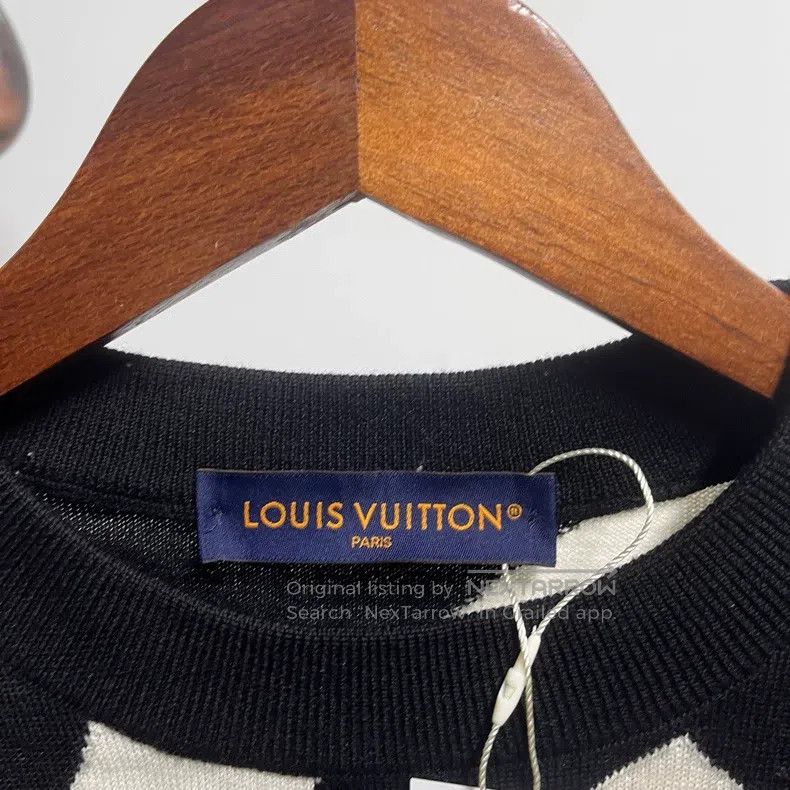 Louis Vuitton Louis Vuitton New black and white knitted sweater Size US S / EU 44-46 / 1 - 3 Thumbnail