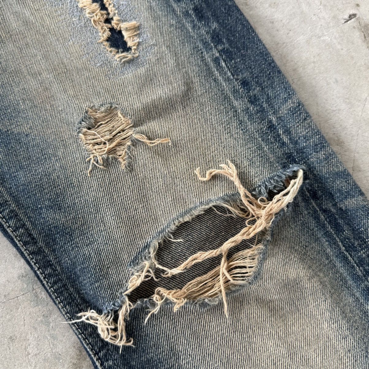 Japanese Brand W32 Vintage Varosh Selvedge Flare Boot cut Rusty Denim Jean Size US 32 / EU 48 - 7 Thumbnail