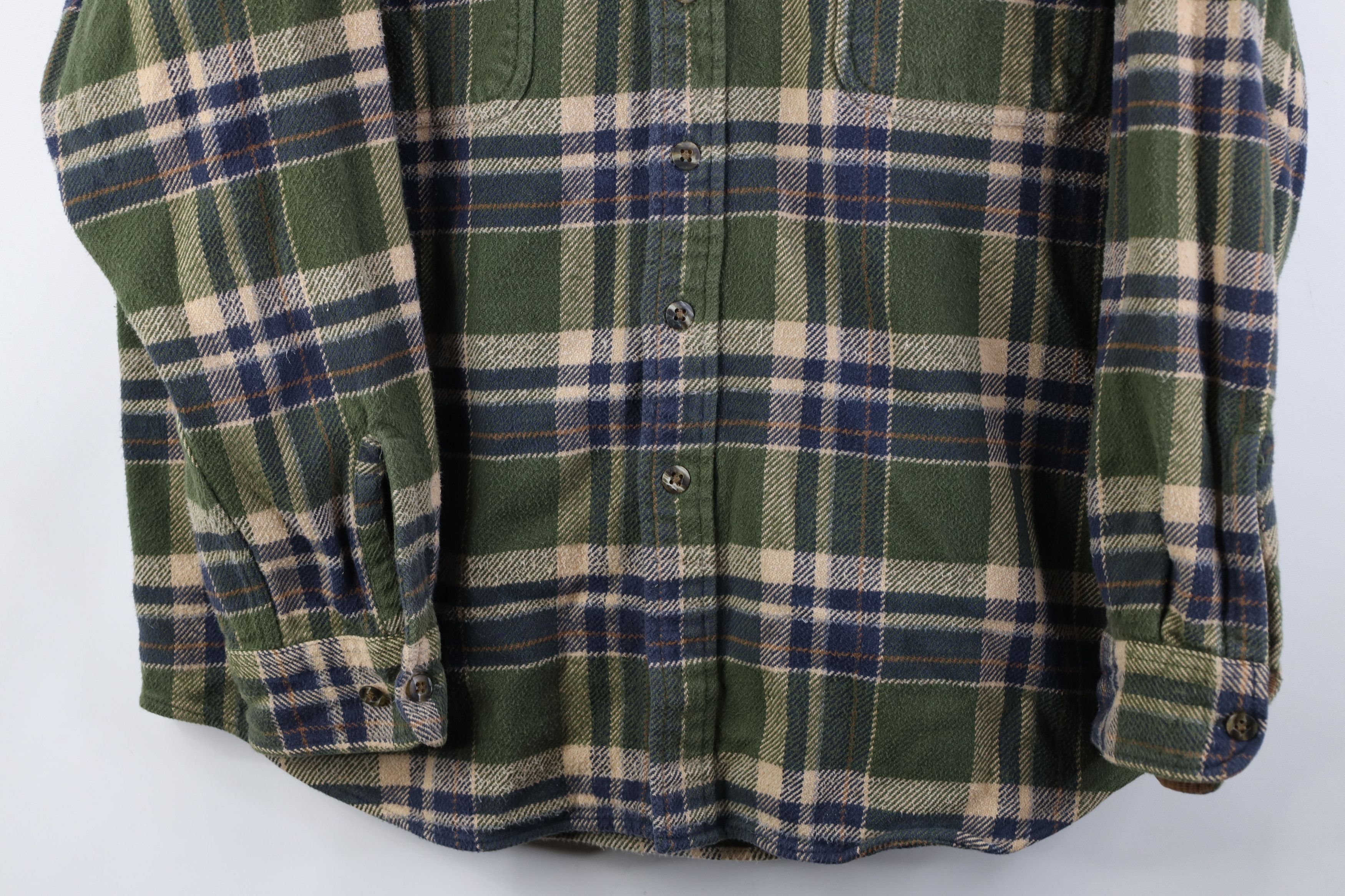 Vintage Vintage 90s Streetwear Flannel Collared Button Shirt Size US XL / EU 56 / 4 - 3 Thumbnail