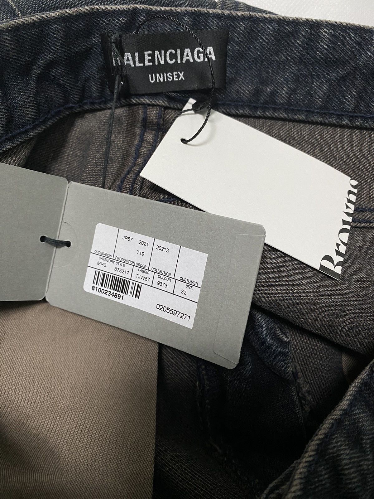 Balenciaga Balenciaga japanese denim cargo pants indigo blue Size US 32 / EU 48 - 5 Thumbnail