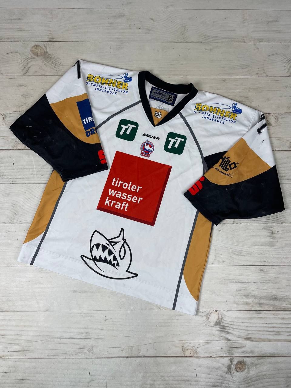 NHL Vintage Tiroler Wasserkraft Innsbruck Hockey NHL Jersey Size US M / EU 48-50 / 2 - 1 Thumbnail