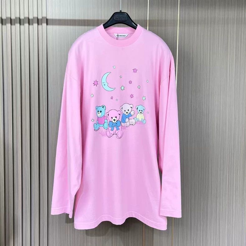 Balenciaga Balenciaga Moon Teddy Bear Printed Long Sleeve Size US XXS / EU 40 - 1 Thumbnail