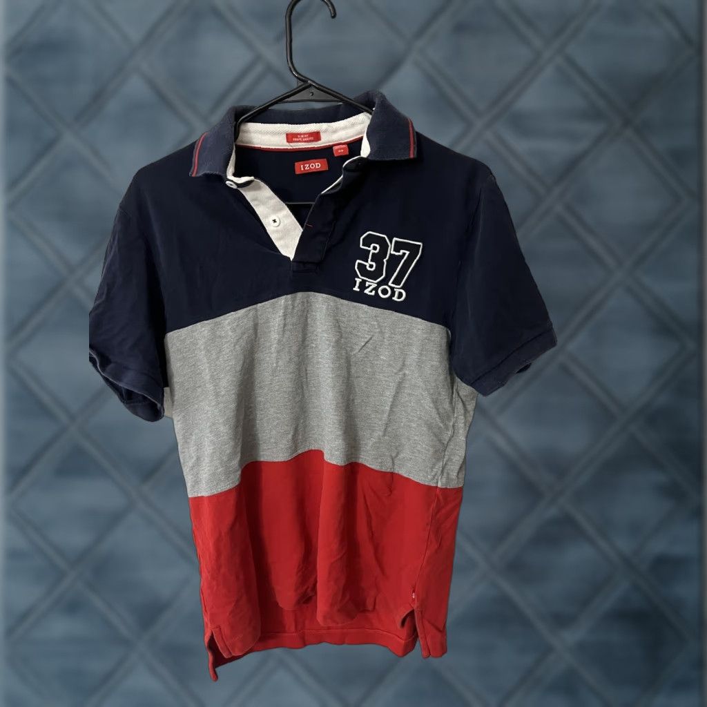 Izod IZOD Polo Slim Fit Color-block Short Sleeve Golf Choco #37 Izod Polo Slim Color-block Short Sleeve Golf Choco #37 Size US S / EU 44-46 / 1 - 1 Thumbnail