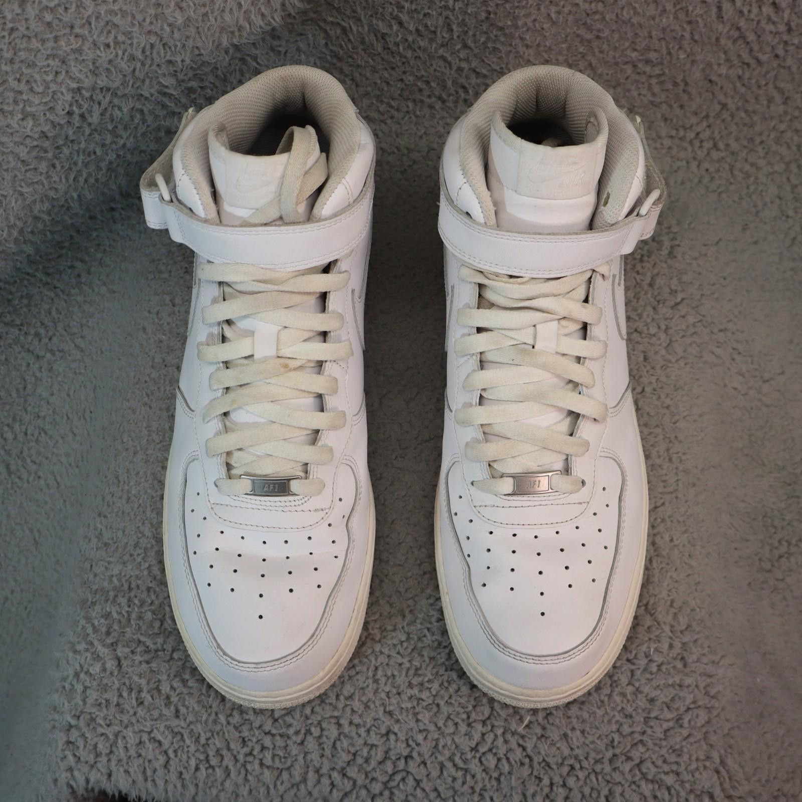 Nike Nike Air Force 1 Men's Size 13 Athletic Hi Top Shoe White Size US 13 / EU 46 - 3 Thumbnail