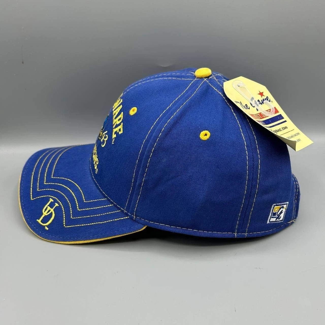 The Game Vintage University of Delaware Blue Hens Hat NCAA Strap Back Size ONE SIZE - 6 Thumbnail