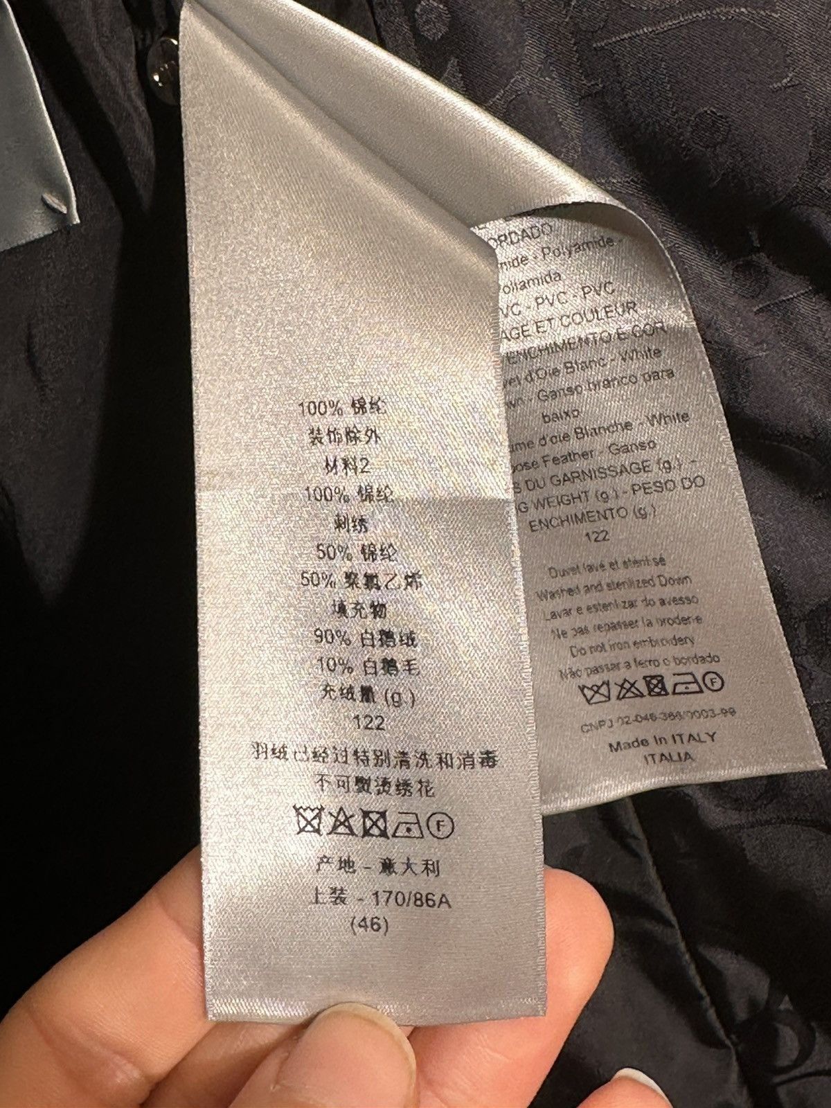 Dior Dior Oblique Puffer Jacket | Size 46 (S/M) Size US S / EU 44-46 / 1 - 8 Thumbnail