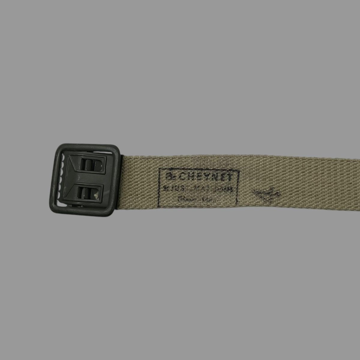 Vintage Vintage 1980s Swedish stenciled military belt Size 32 - 3 Thumbnail