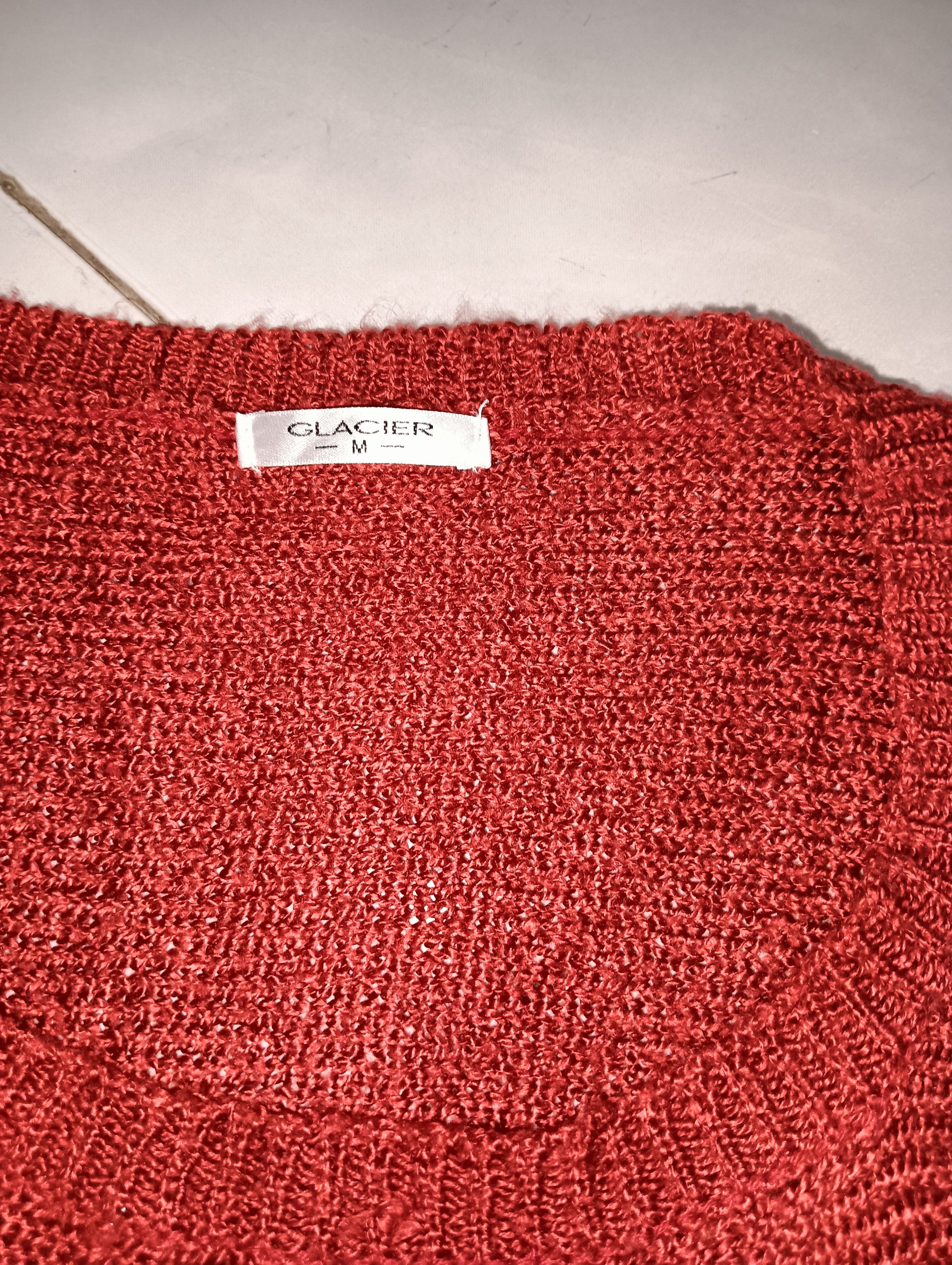 Vintage Glacier Maroon Shag Shaggy Fur Mohair Knitwear Size US M / EU 48-50 / 2 - 5 Thumbnail