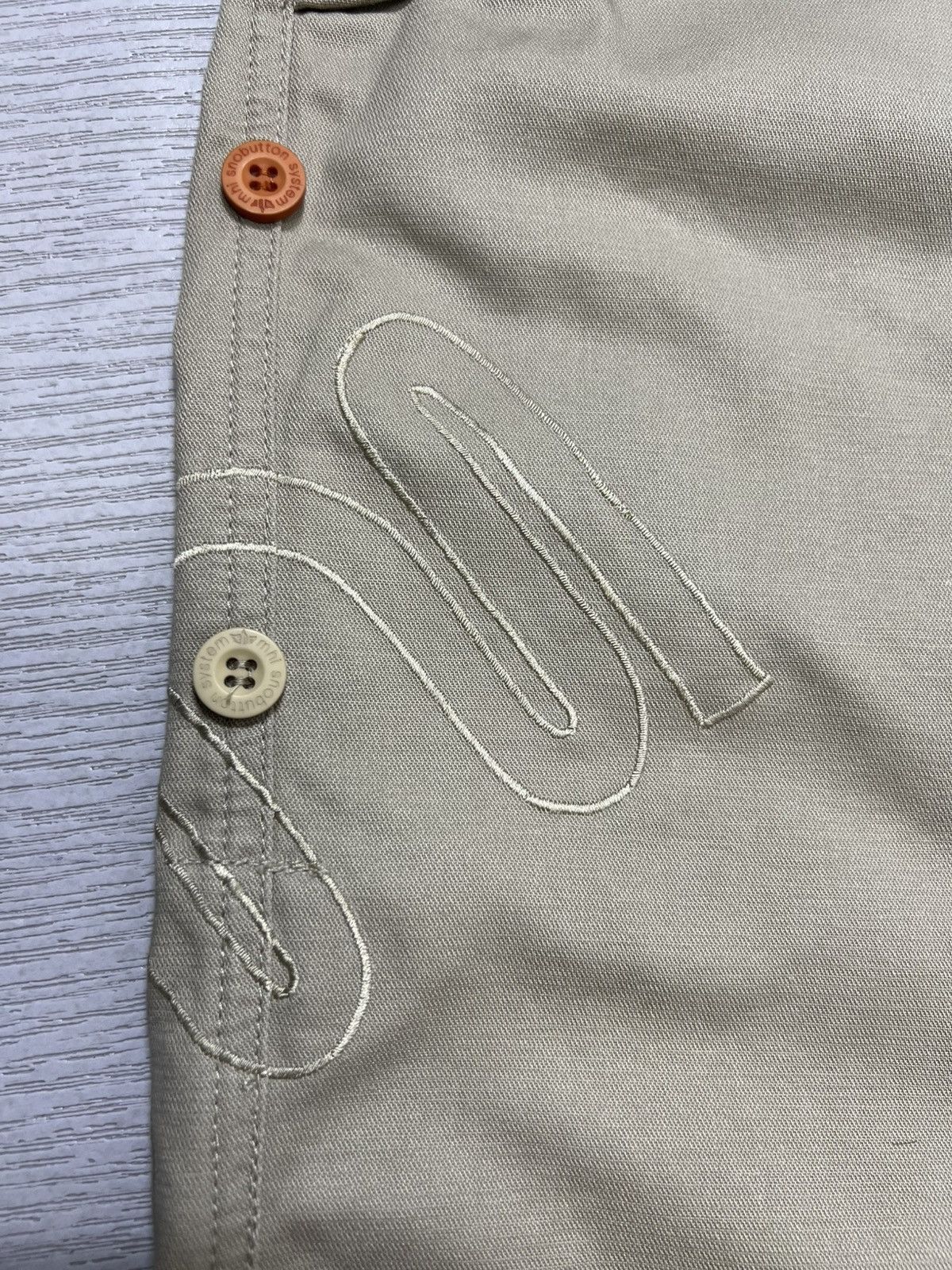 Maharishi Maharishi - Embroidered Logo Loose Snoshorts Size US 32 / EU 48 - 7 Thumbnail