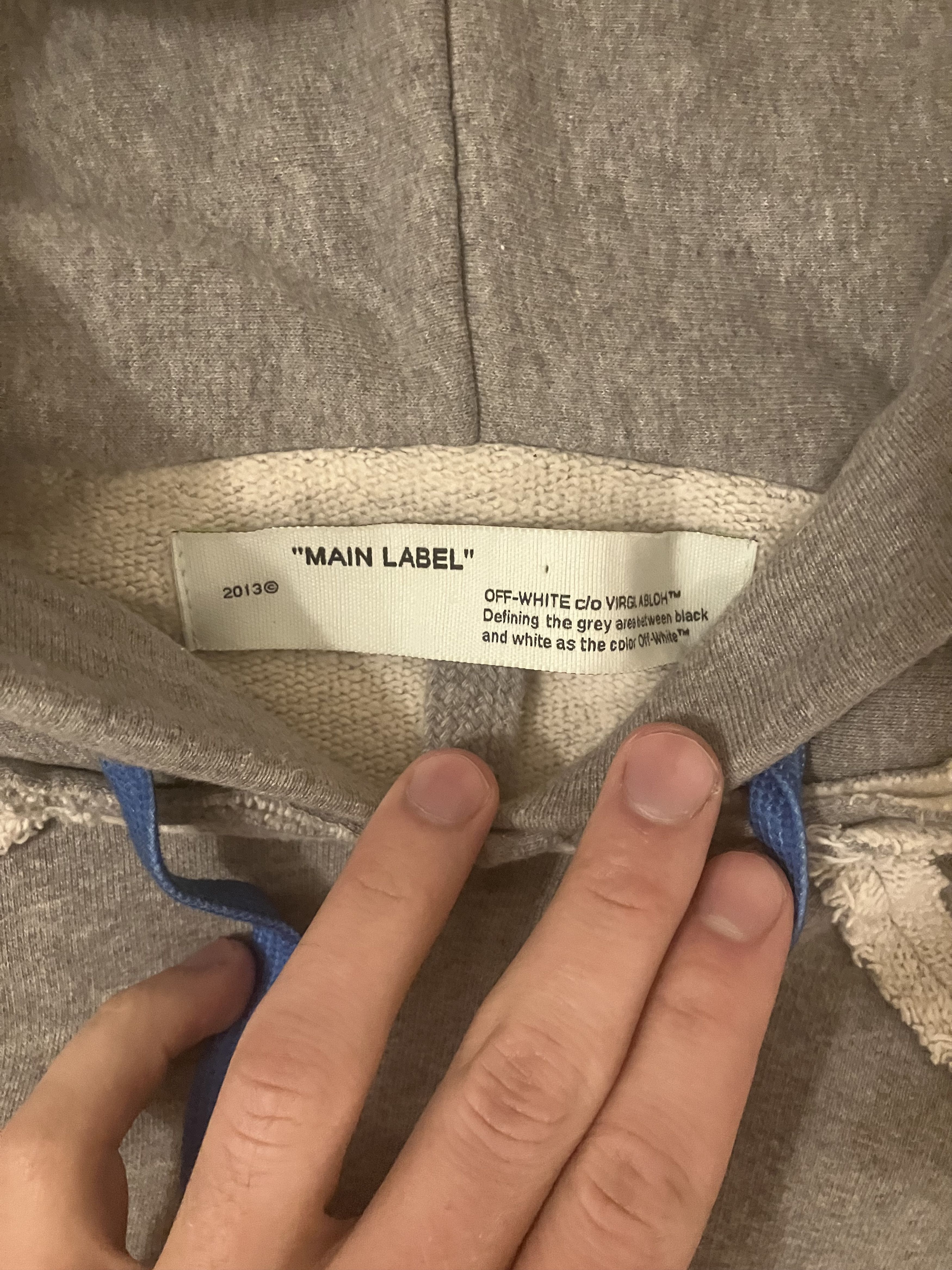 Off-White Off-White gradient arrow hoodie blue/grey Size US S / EU 44-46 / 1 - 11 Thumbnail