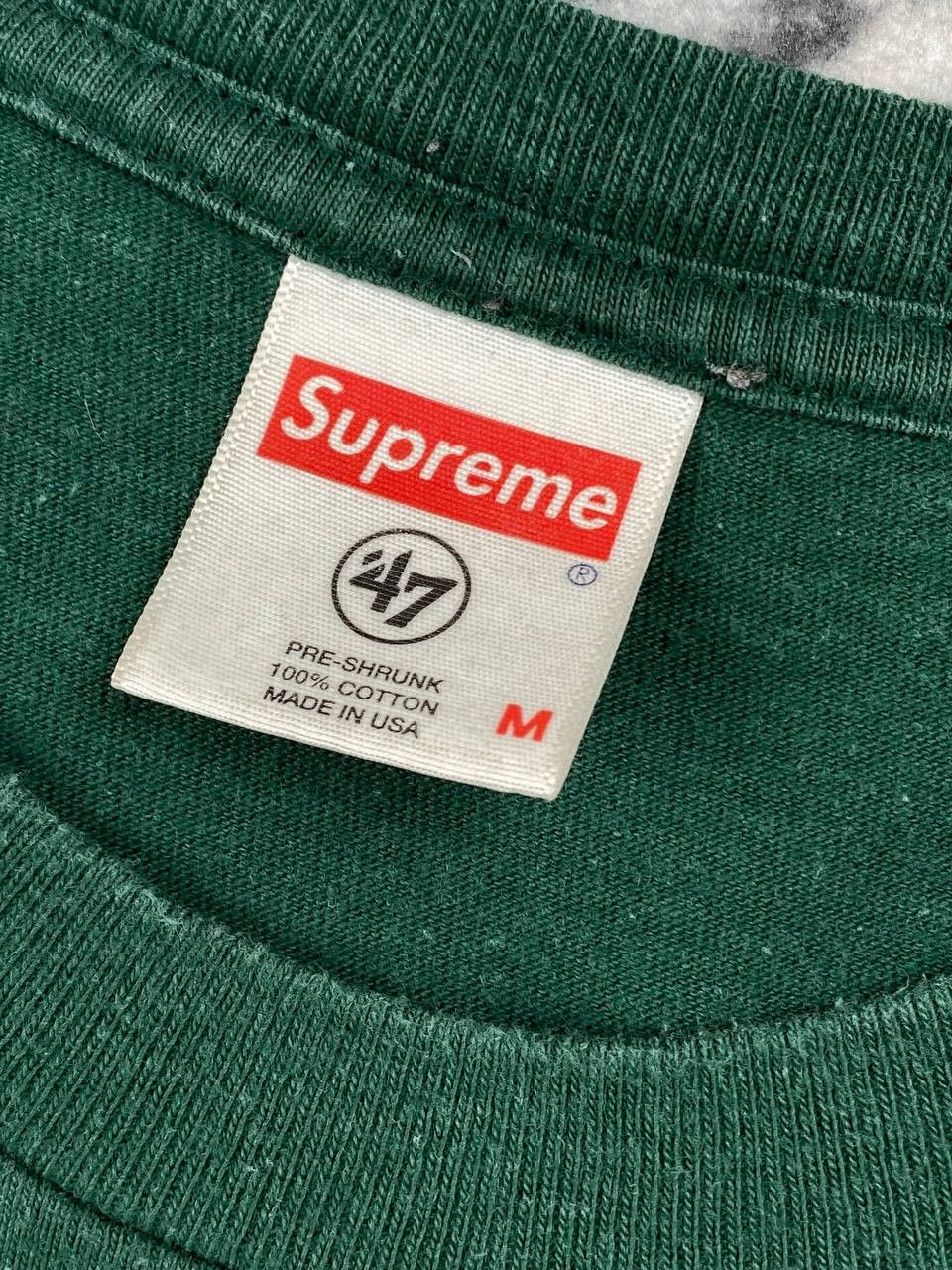 Supreme Supreme x NFL Raiders x '47 Pocket T Shirt Big Logo Men Size US M / EU 48-50 / 2 - 3 Thumbnail