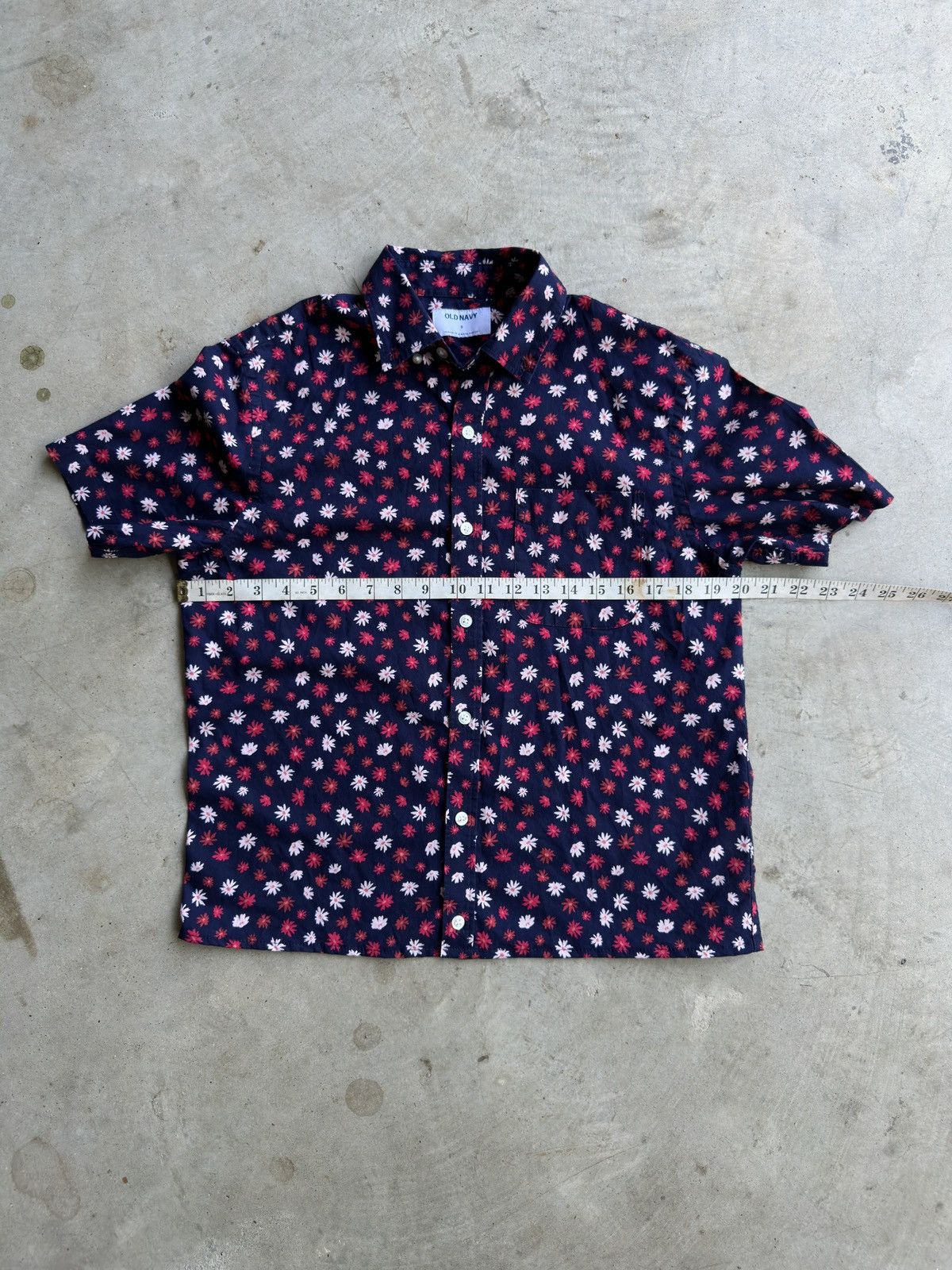 Old Navy Cropped Boxy Floral Button Up Shirt - S Size US S / EU 44-46 / 1 - 4 Thumbnail
