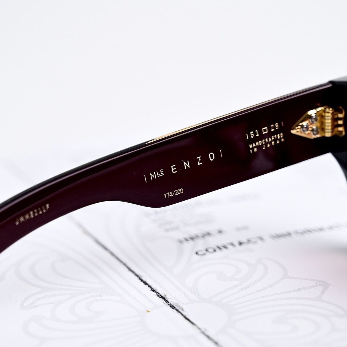 Jacques Marie Mage JACQUES MARIE MAGE ENZO EPOXY CHARLET SUNGLASSES Size ONE SIZE - 7 Thumbnail