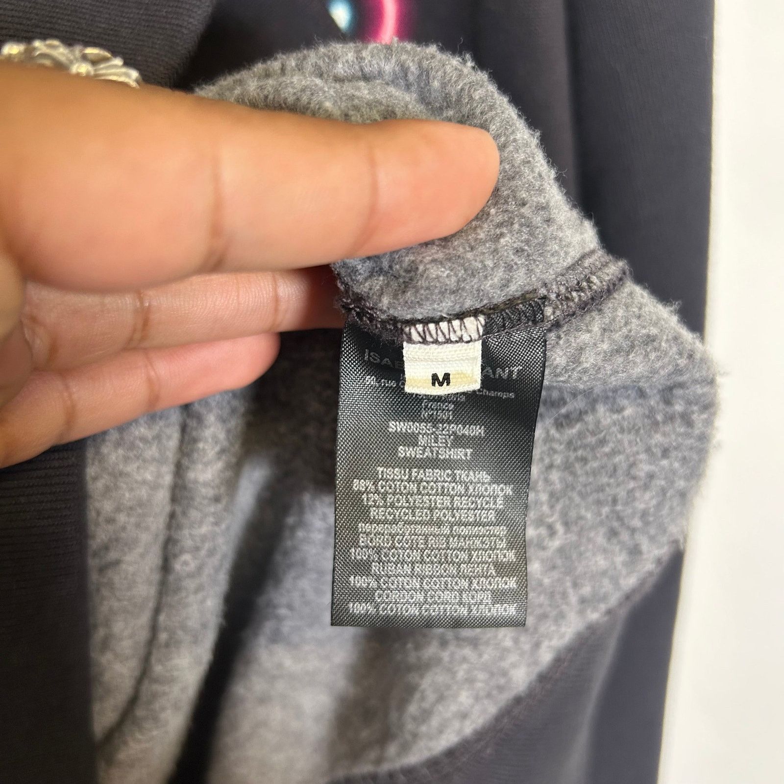 Isabel Marant Isabel Marant Black Neon Logo Hoodie Size M Size US M / EU 48-50 / 2 - 4 Thumbnail