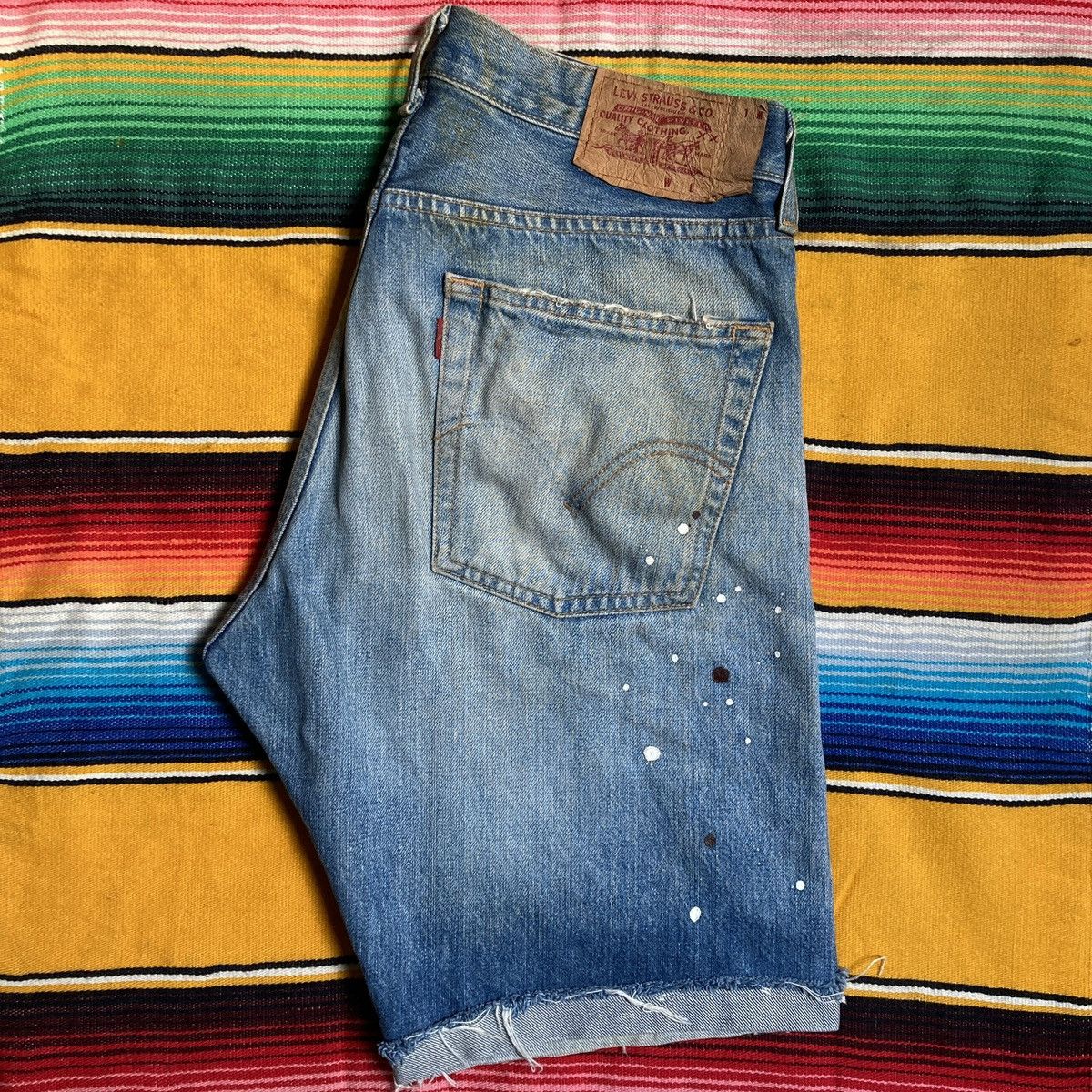 Levi's × Levi's Vintage Clothing Levis Selvedge Short Pants Size US 32 / EU 48 - 1 Thumbnail