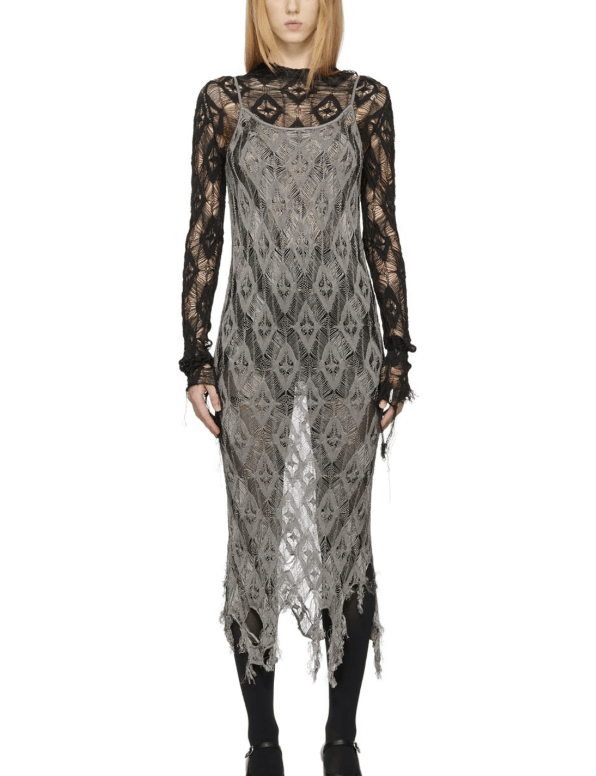 Maison Margiela Gray lace dress