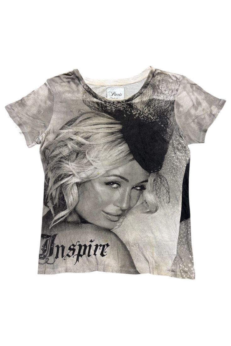 Japanese Brand Paris hilton big face tshirt ERD Style Size M / US 6-8 / IT 42-44 - 1 Thumbnail
