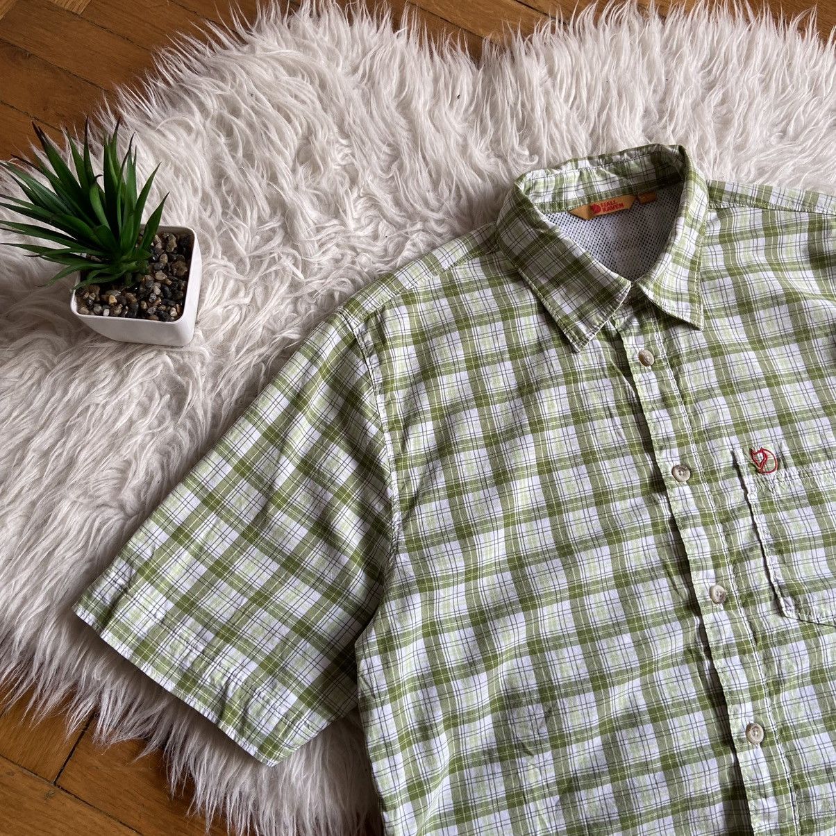 Fjallraven × Vintage 📌 Vintage Fjallraven Outdoor Plaid Pocket Shirt Size US L / EU 52-54 / 3 - 4 Thumbnail