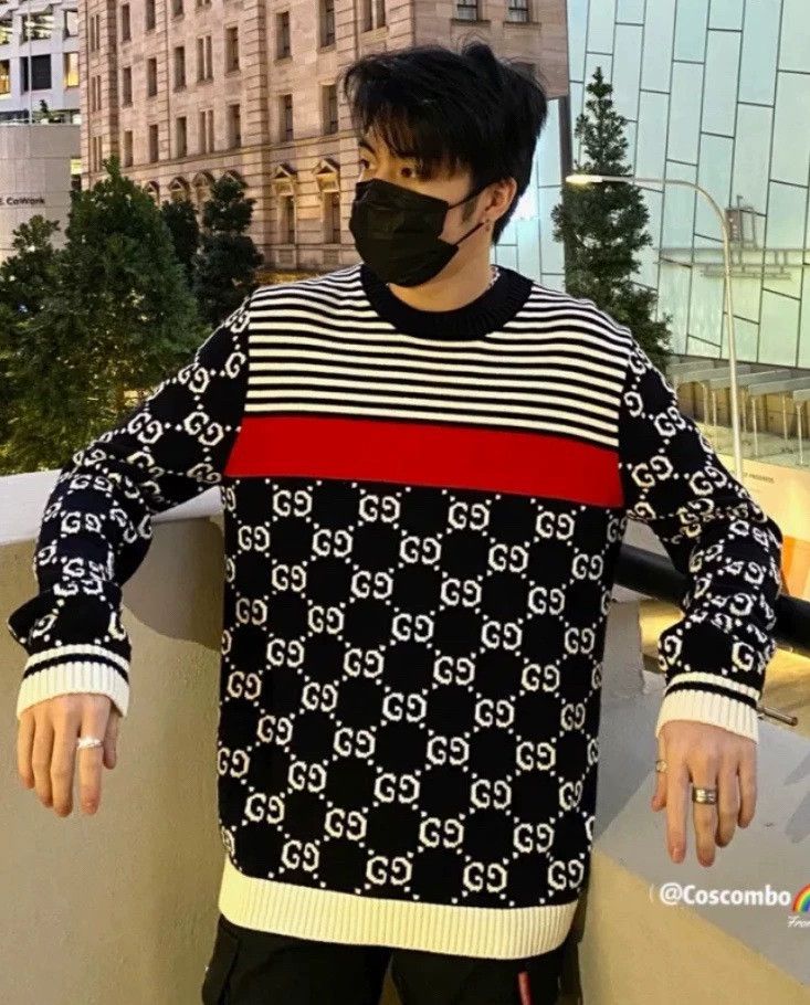 Prada Prada Double G old flower full print knit sweater 2501-Next Size US XL / EU 56 / 4 - 5 Thumbnail
