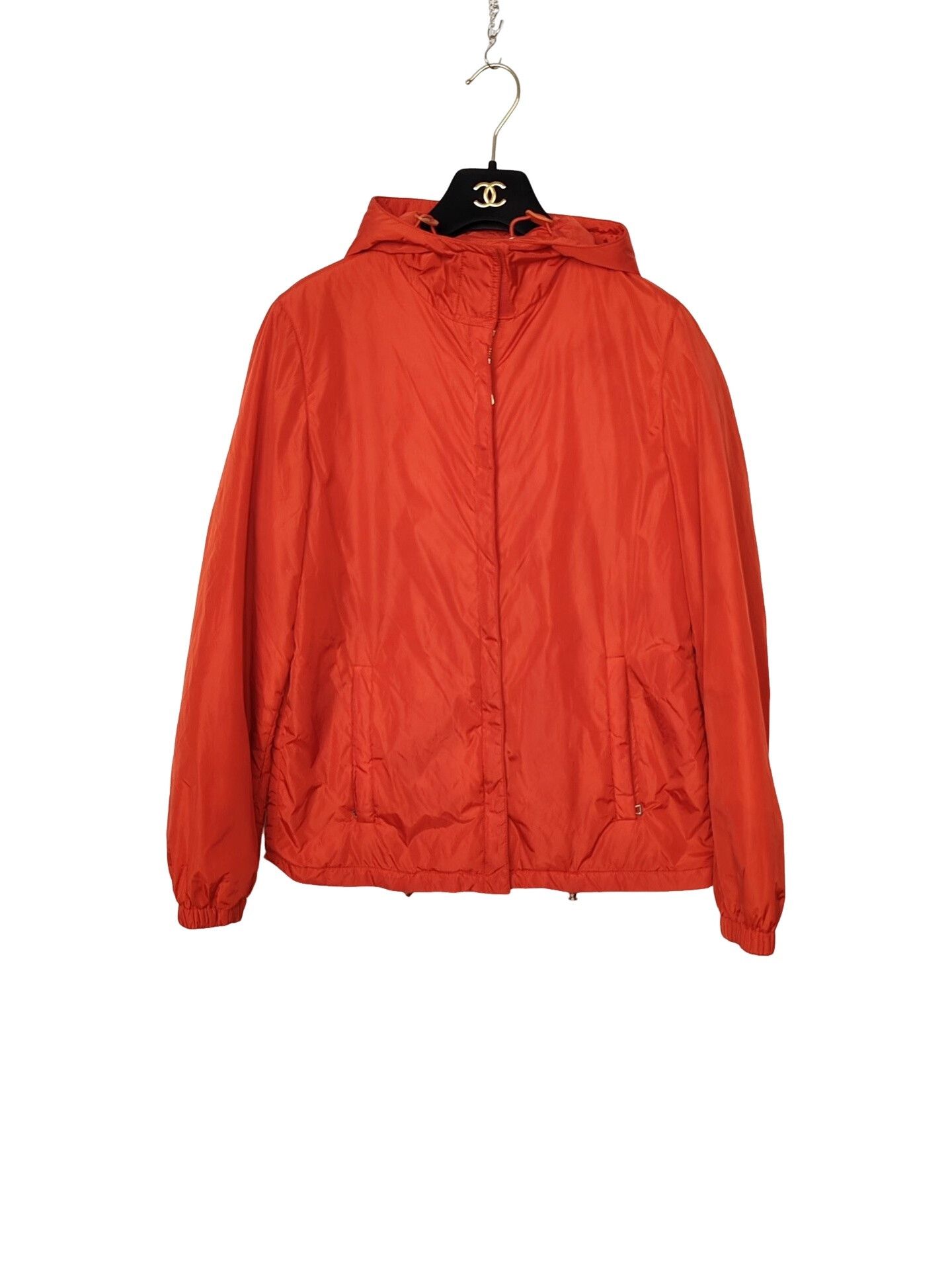 Prada Prada Red Hooded Jacket Size IT 38 Size XS / US 0-2 / IT 36-38 - 1 Thumbnail