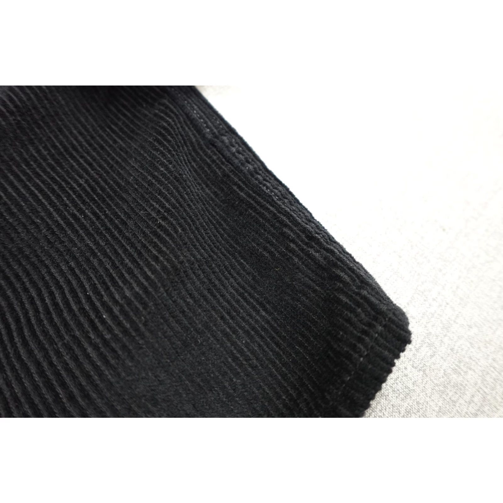 Abercrombie & Fitch Abercrombie & Fitch Corduroy Jacket Mens XL Black Snap Front Long Sleeve Pockets Size US XL / EU 56 / 4 - 3 Thumbnail