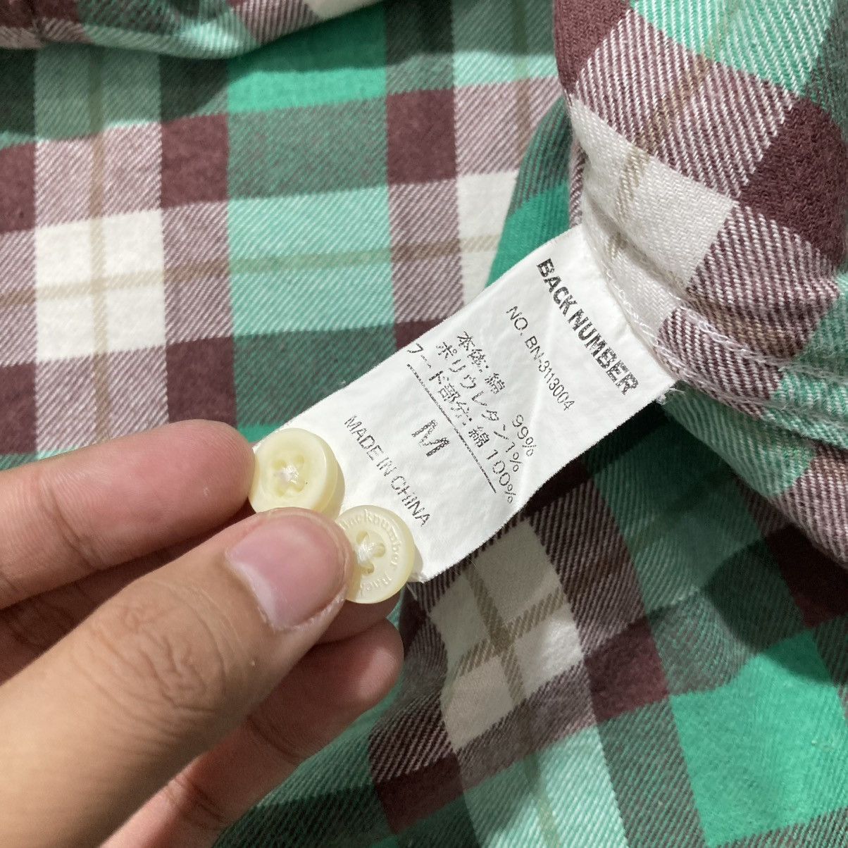 Japanese Brand 2000s Back Number Western Shirt Flanel Number (N)ine Style Size US M / EU 48-50 / 2 - 14 Thumbnail