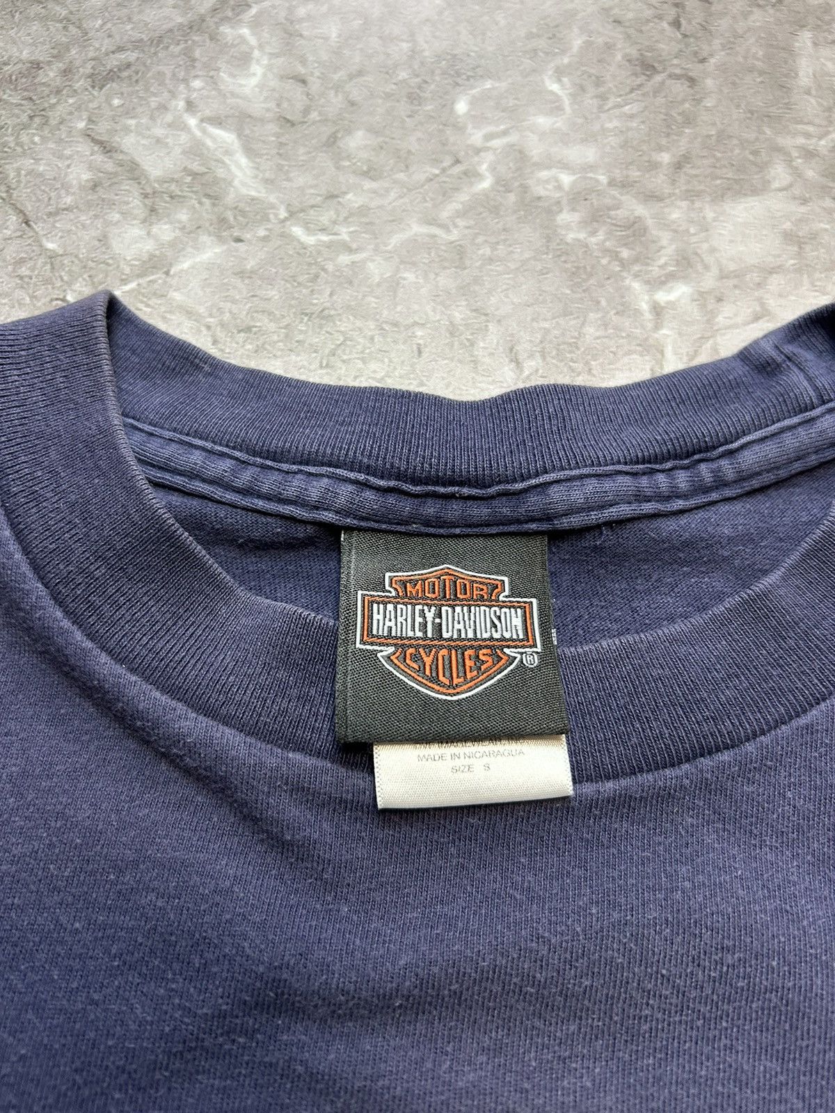 Harley Davidson × Vintage Vintage Harley Davidson Ogopogo Faded T-shirt Size US S / EU 44-46 / 1 - 5 Thumbnail