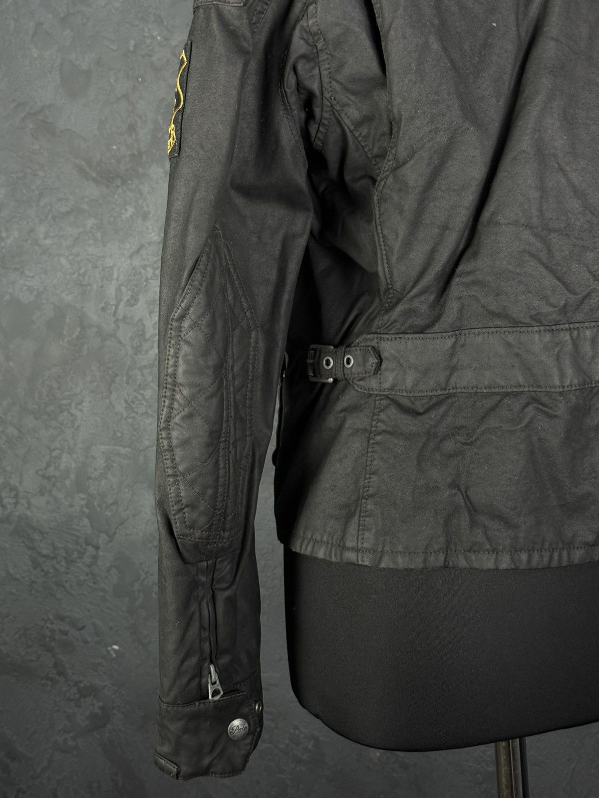 Vintage Polo Ralph Lauren Double Riders Oiled Leather Jacket SizeS-M Size US S / EU 44-46 / 1 - 16 Thumbnail