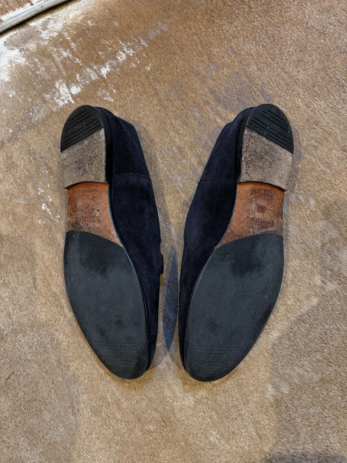 Hermes Hermes suede loafers Size ONE SIZE - 8 Thumbnail