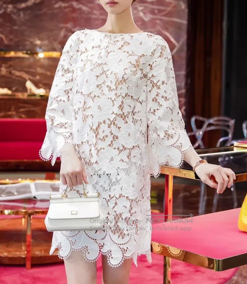 chinese dress ladies Valentino Garavani Lace mini dress