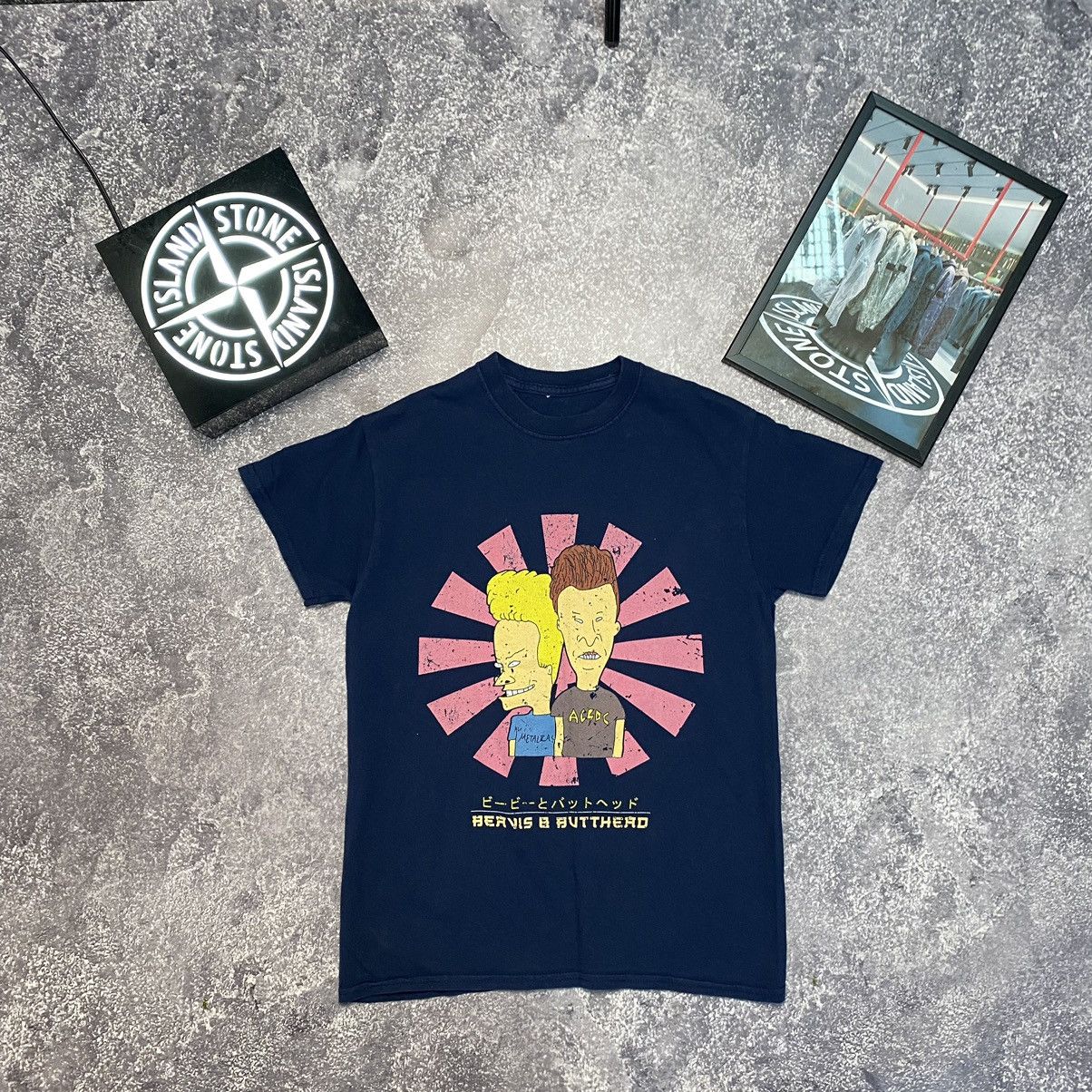 Cartoon Network Vintage Beavis & Batthead Big logo AC/DC x Metallica tee Size US S / EU 44-46 / 1 - 1 Thumbnail