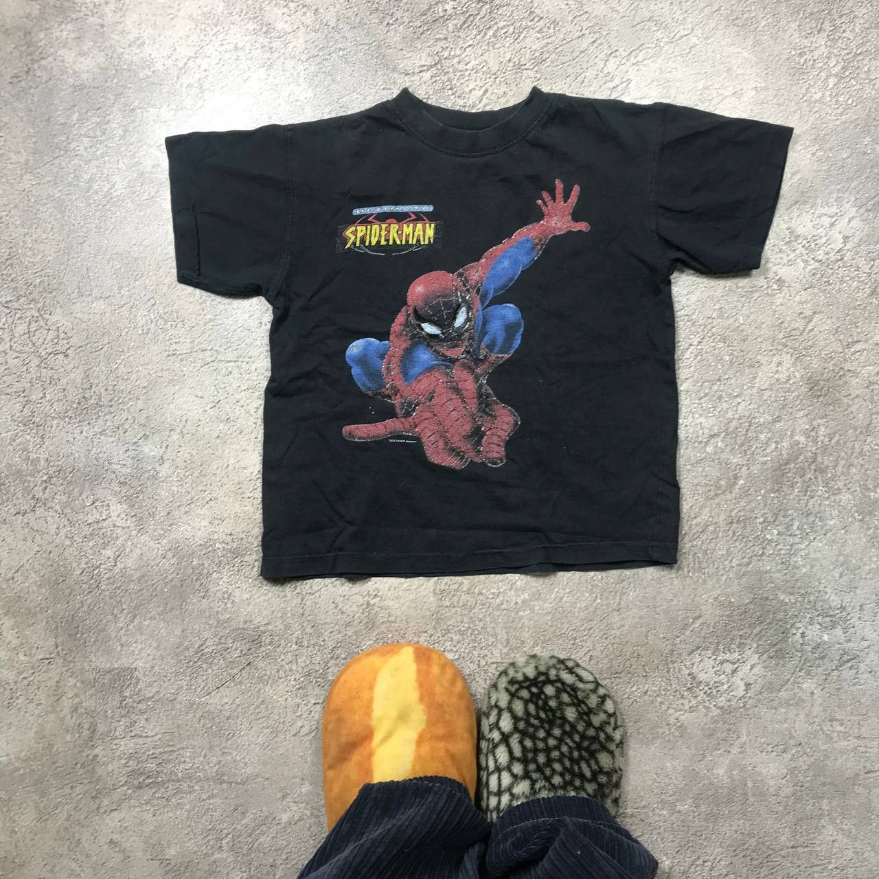 Vintage Vintage 90s Spider Man Graphic Tee Y2K Skate Humor Washed XS Size XS / US 0-2 / IT 36-38 - 1 Thumbnail