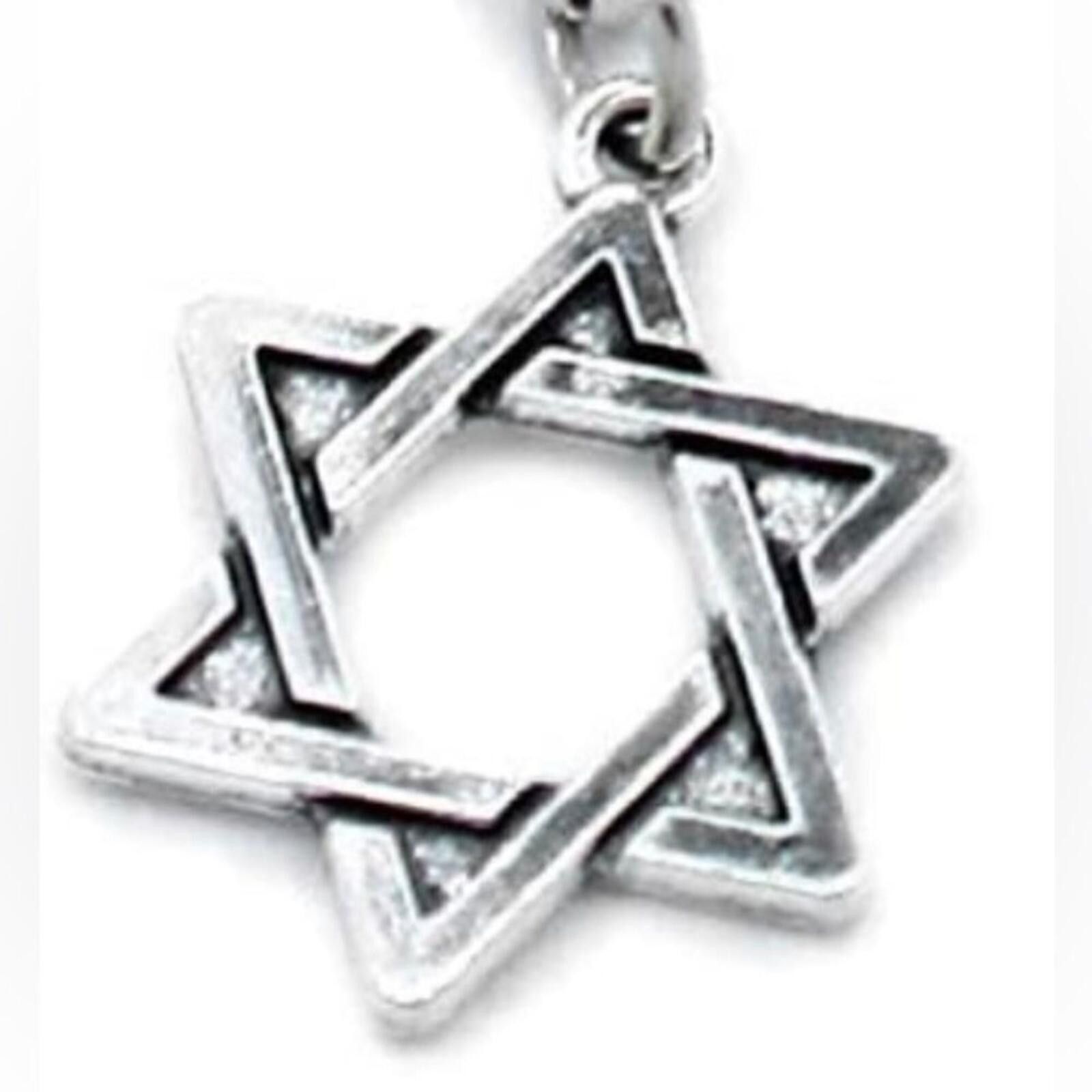 Genetic Manipulation Shinichiro Kuriya Star of David Keychain High Quality Metal Size ONE SIZE - 3 Thumbnail