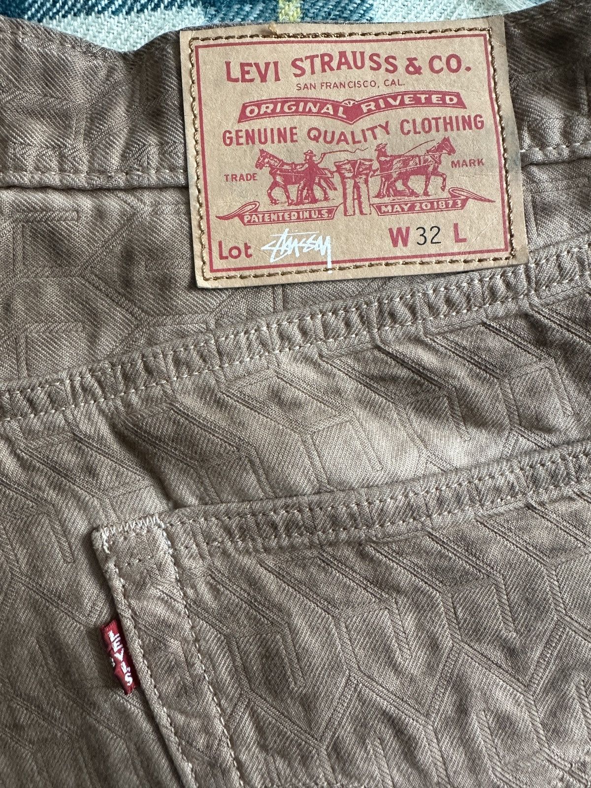 Levi's × Stussy Stussy x Levi’s Denim Trousers limited edition Size US 32 / EU 48 - 2 Thumbnail