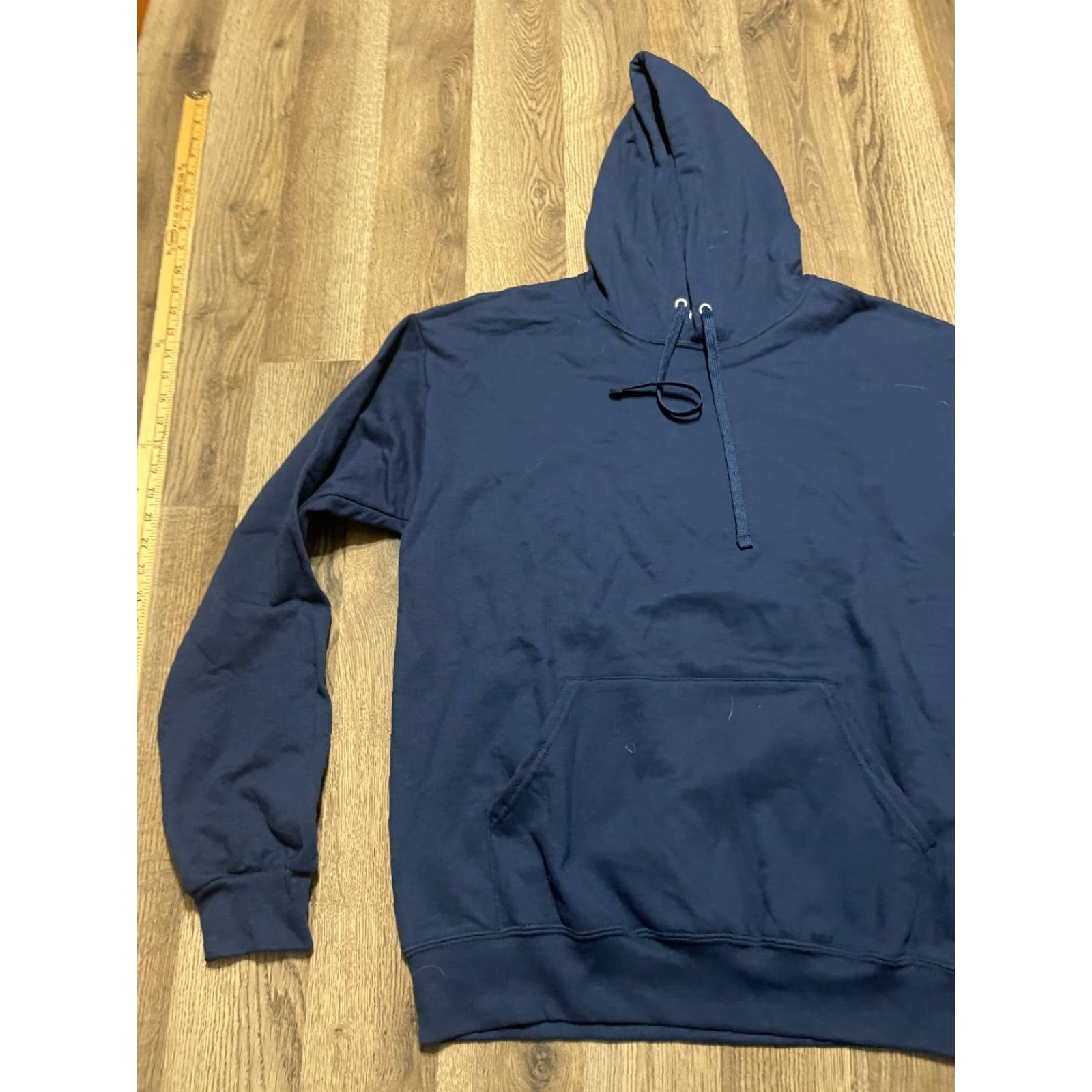 Athletic Works Athletic Works Hoodie Mens Size M Blue Pullover Drawstring NWT Regular; Hooded Sweatshirt, Solid Pattern, Long Sleeve Size US M / EU 48-50 / 2 - 3 Thumbnail