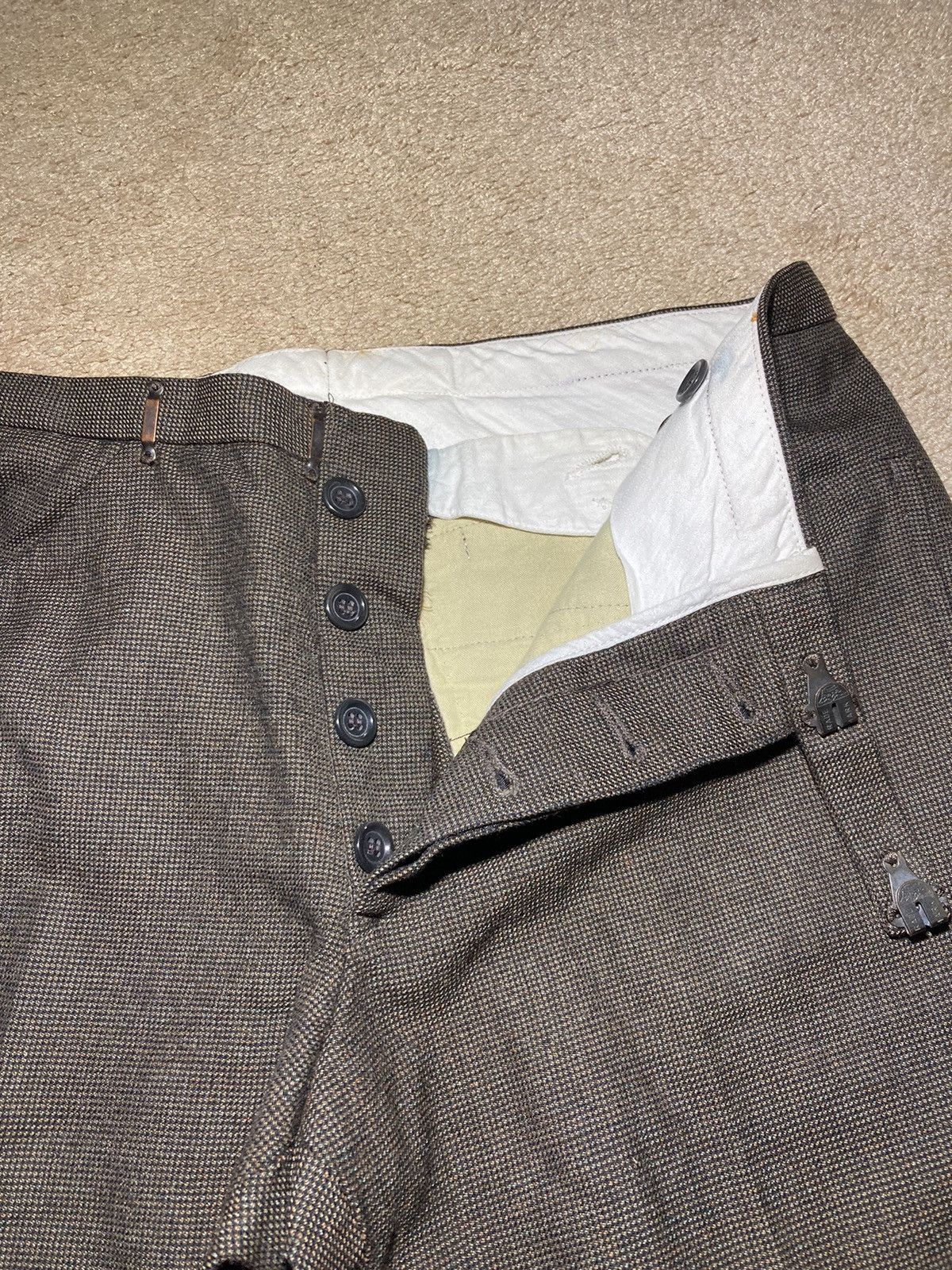 Carol Christian Poell AW99 Carol Christian Poell Wool Pants CCP 1999 2000 Suit Raw Size US 30 / EU 46 - 6 Thumbnail