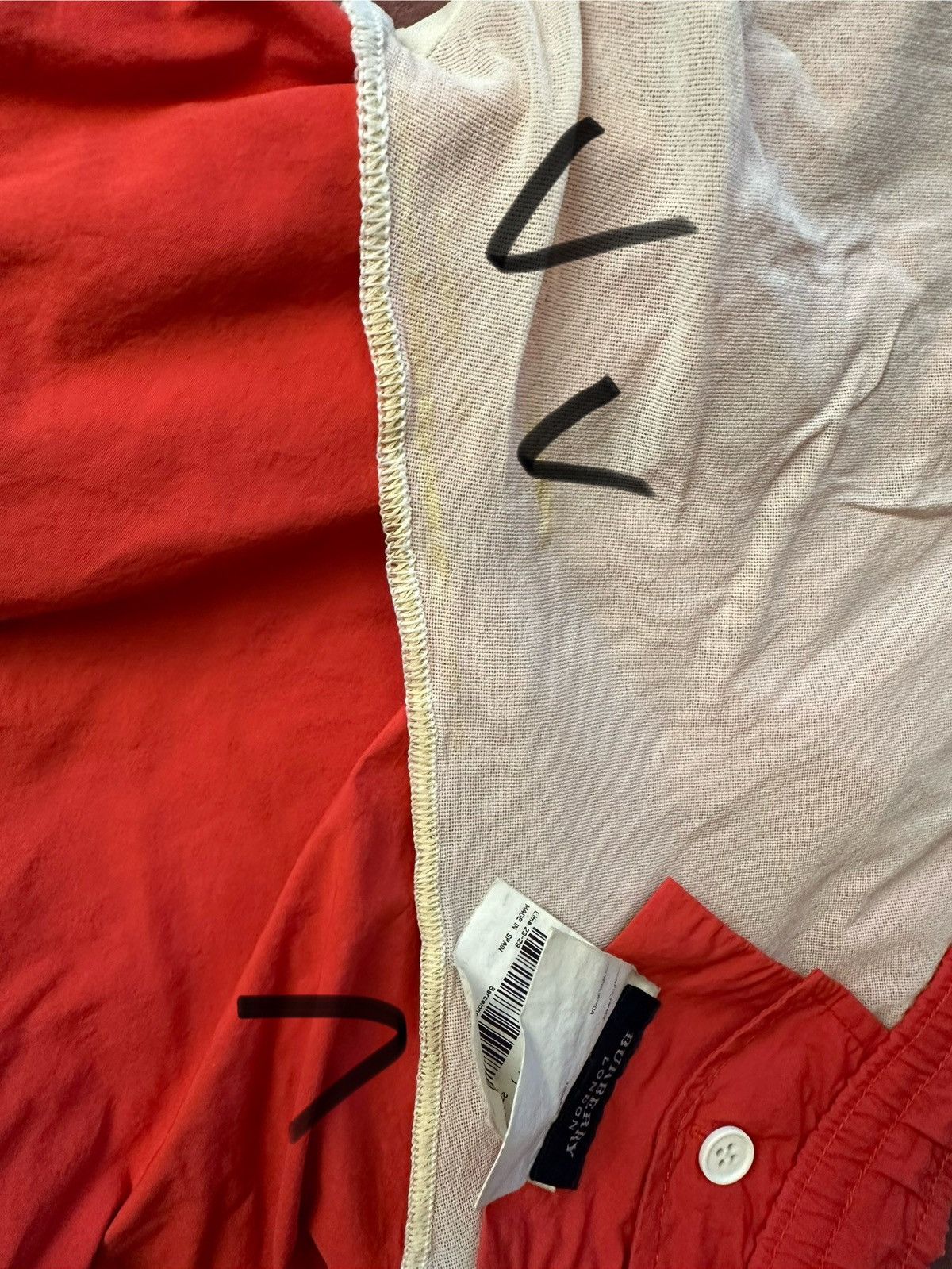 Burberry Burberry shorts size 2XL red vintage Size US 42 / EU 58 - 11 Thumbnail