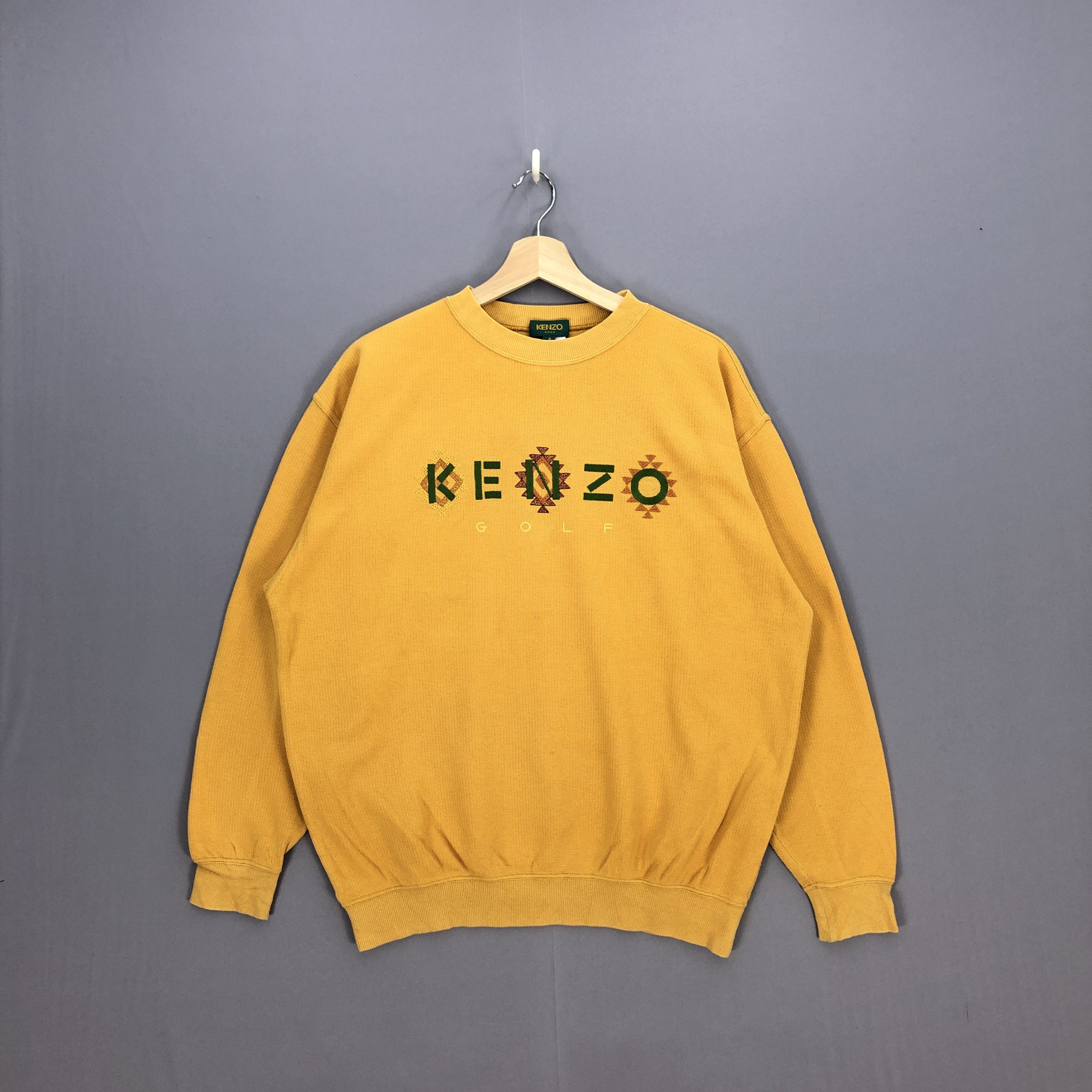 Kenzo × Vintage Vintage Kenzo Sweatshirt Embroidery Kenzo Sweater Jumper Size US M / EU 48-50 / 2 - 1 Thumbnail