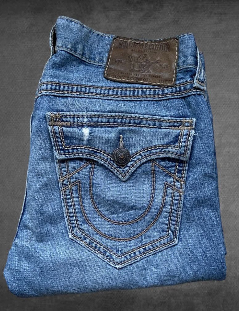 image of True Religion Ricky Big Qt Jeans 31X34 in Blue, Men's