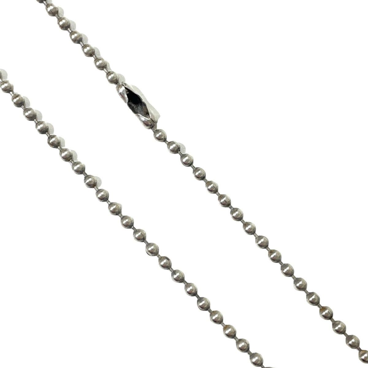 Chrome Hearts CHROME HEARTS Genuine Silver Ball Chain Necklace Silver Size ONE SIZE - 3 Thumbnail