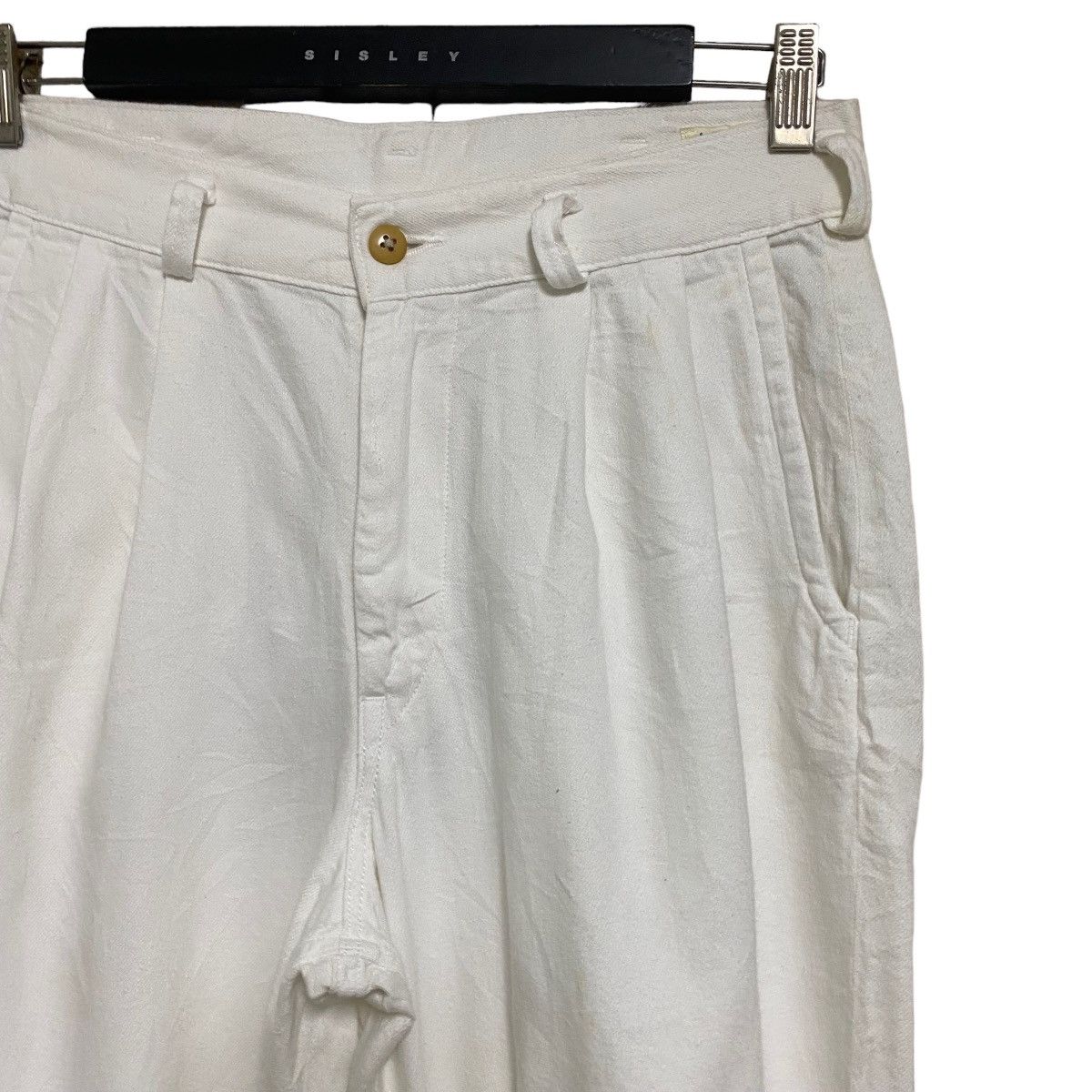 Orslow Orslow White Billy Cropped Pants Size US 29 - 7 Thumbnail