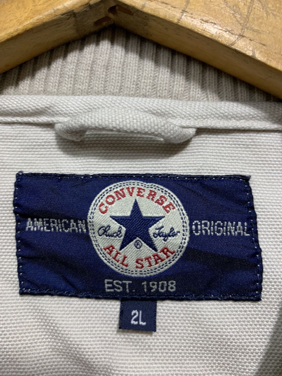 Converse 🔥CONVERSE ALL STAR CANVAS VARSITY JACKETS Size US L / EU 52-54 / 3 - 8 Thumbnail