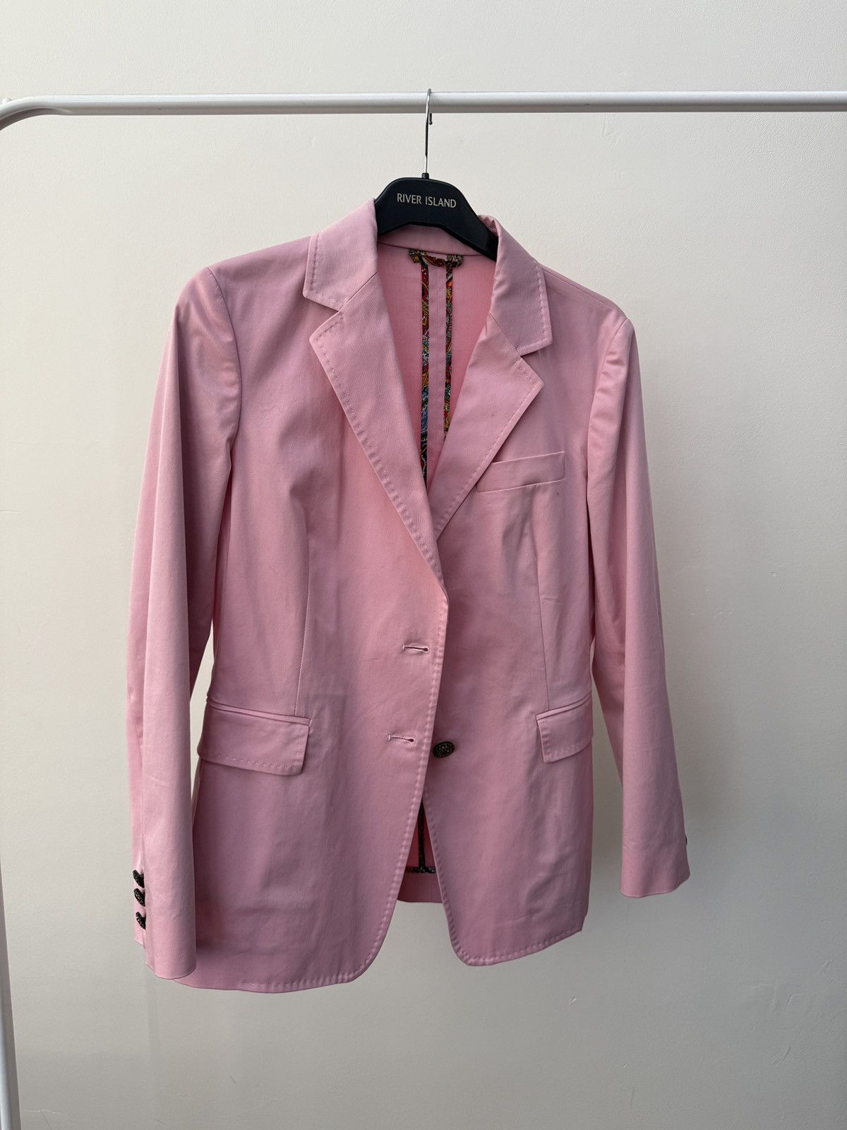 Etro Vintage Etro Luxury Pink Blazer Pants Suit Womens Size M / US 6-8 / IT 42-44 - 4 Thumbnail