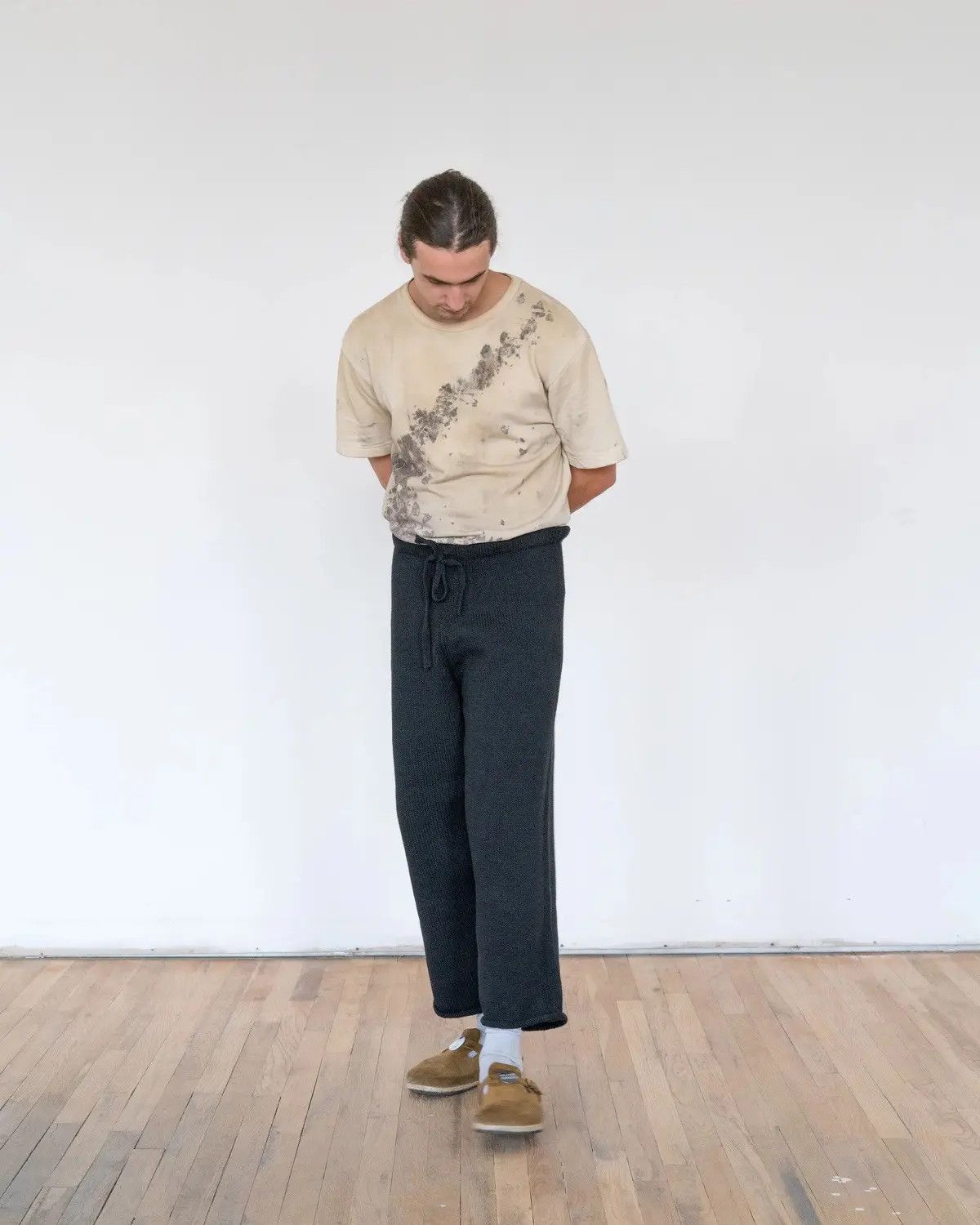 XENIA TELUNTS Fisherman sweater pants Size US 34 / EU 50 - 1 Thumbnail