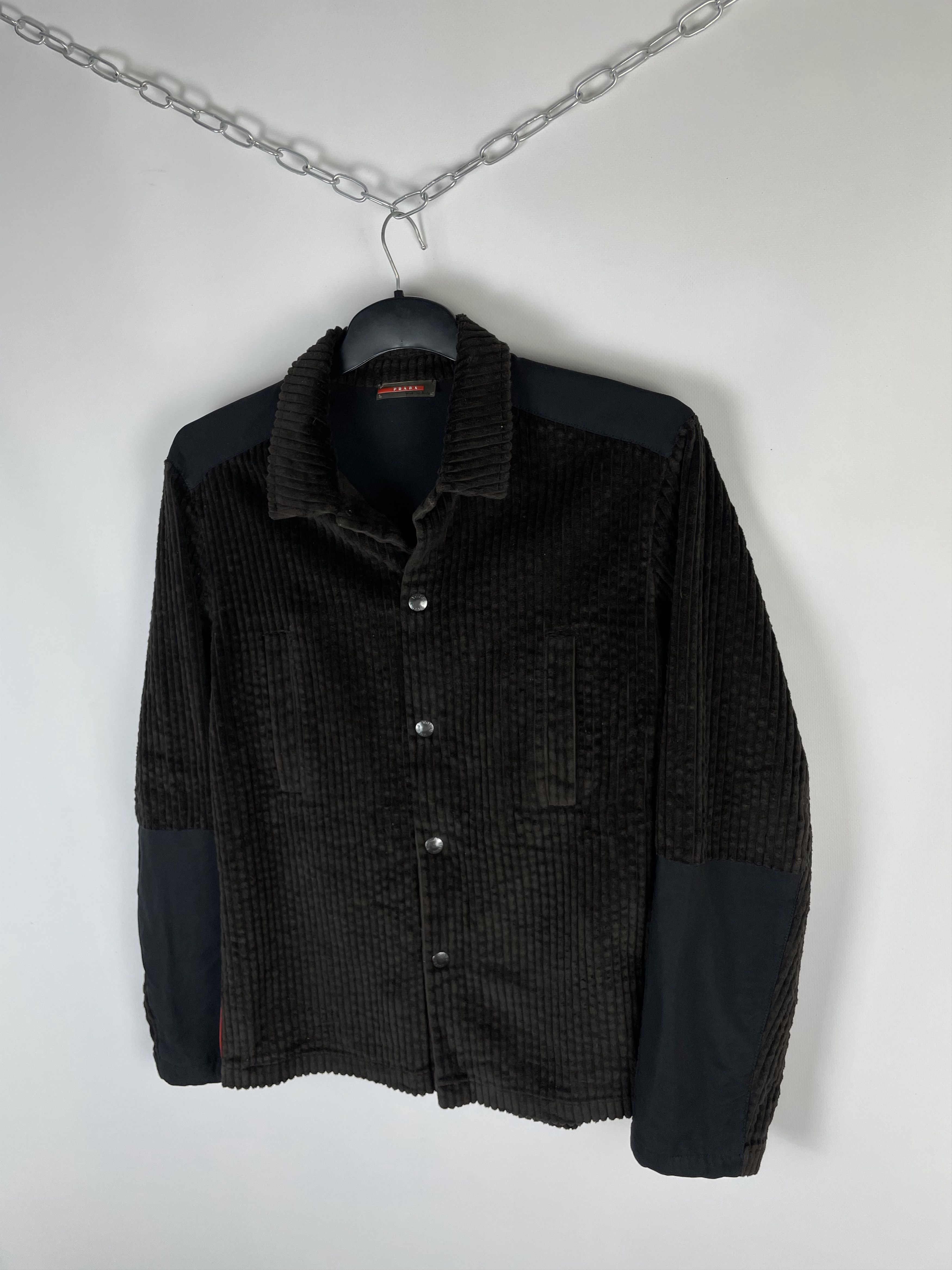 Prada Prada Milano Corduroy Nylon Shirt Size US M / EU 48-50 / 2 - 3 Thumbnail